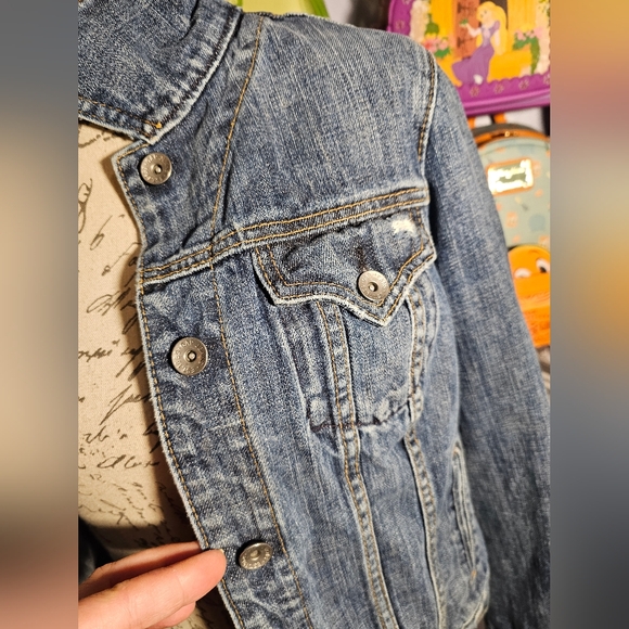 GAP Jean Jacket Womens 1969 Limited Edition Size Small Medium Wash Fall '06 Y2K - Picture 9 of 13